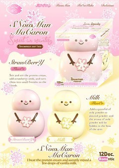 Snowman Macaron official poster