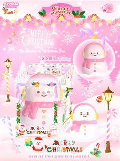 Winter Snowman Pink official poster